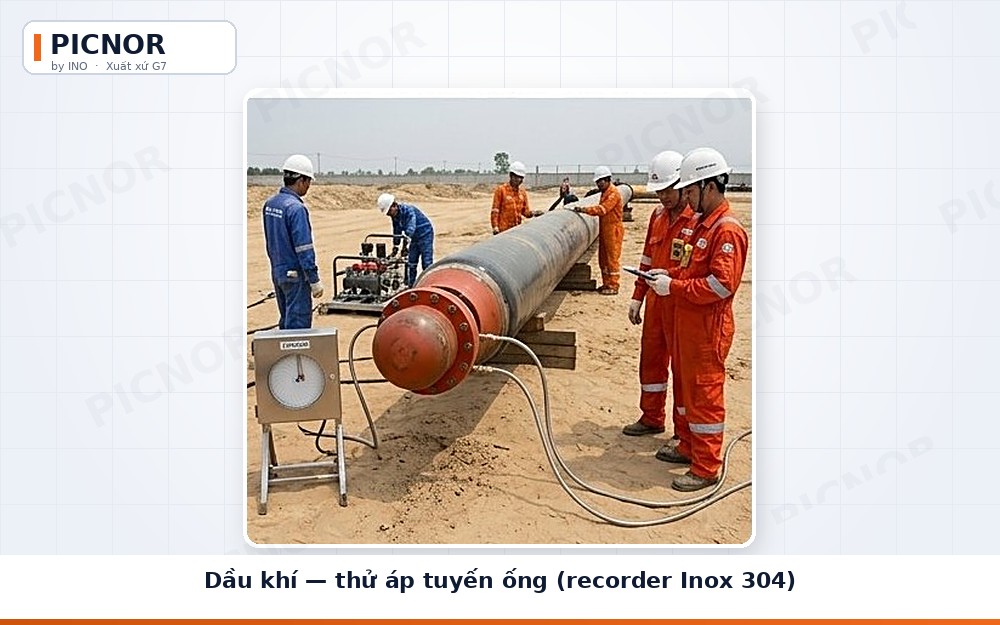 Ghi áp tuyến ống bằng recorder PICNOR